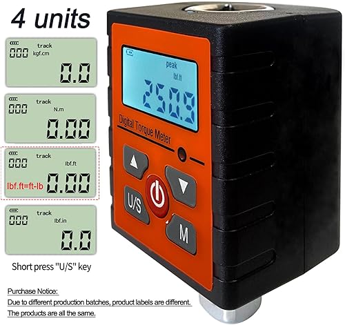 Miniatura 3 de Soonkoda Adaptador de par digital 14" Drive incluye un adaptador para 12" 2.22-22.14 ft-lb Torque Wench Converter con alarma acústica valor