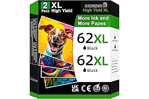 HP 62XL Ink Cartridges for Envy 5560 Printers