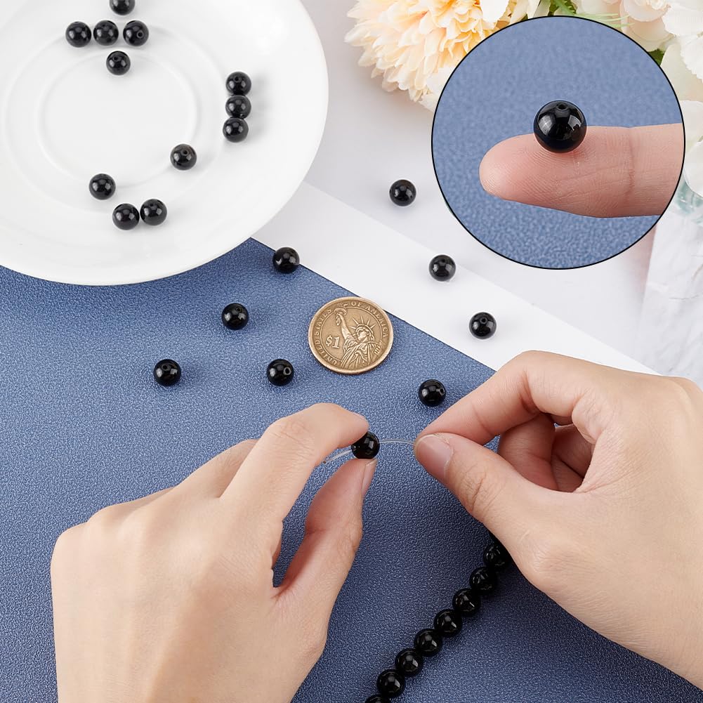 PH PandaHall 348 Perline Di Pietra Miste 6/8 Mm Con Distanziatori – Set 9 Stili Per Bracciali E Collane Fai Da Te