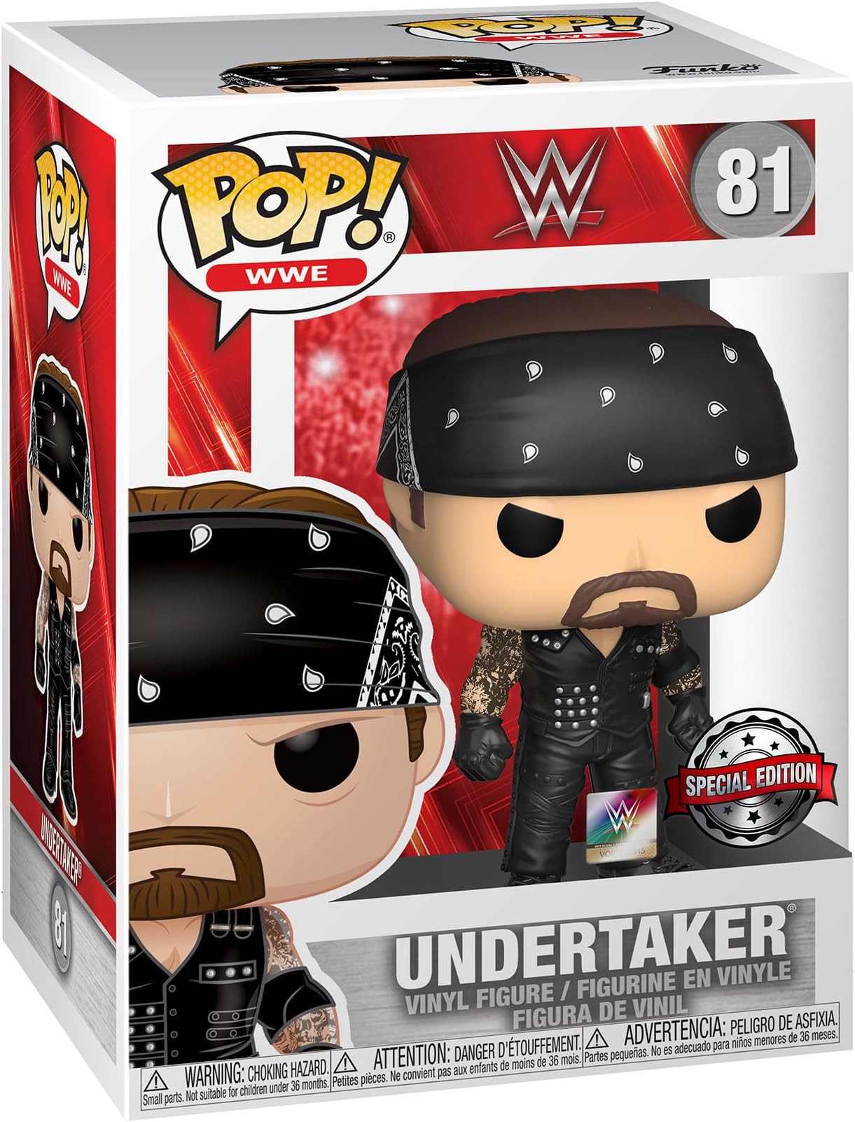 Funko POP Pop! WWE: Boneyard Undertaker Amazon Exclusive, Multicolor