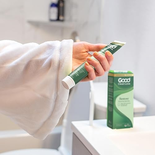 Miniatura 8 de Good Clean Love Restore - Gel vaginal hidratante, hidratante vaginal equilibrado con pH, cuidado femenino a base de agua con aloe vera y ácido