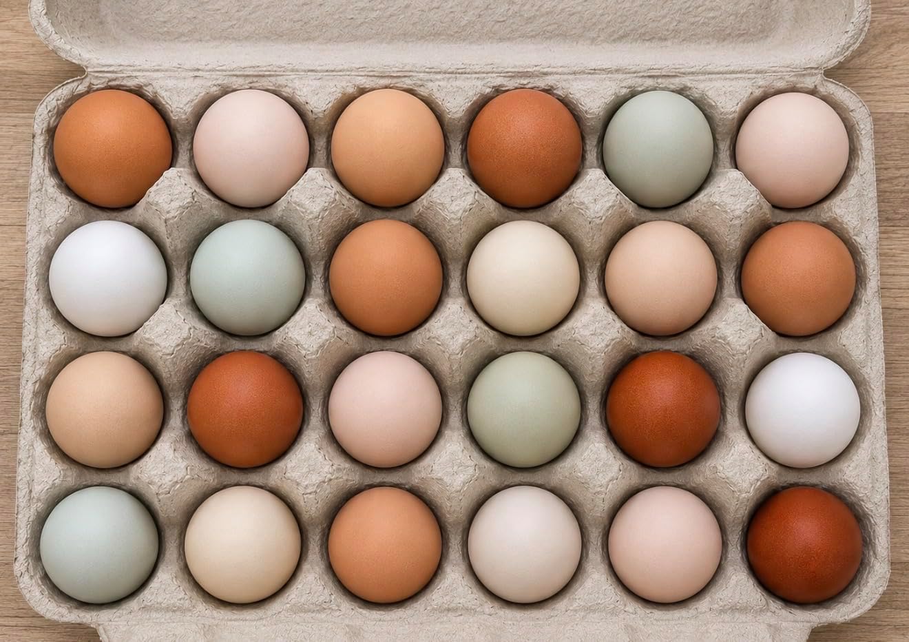 Musa Meadows Farm Fresh Free-Range Chicken Eggs, Pasture Raised, Rich Flavor, Protein Packed, 24 Count