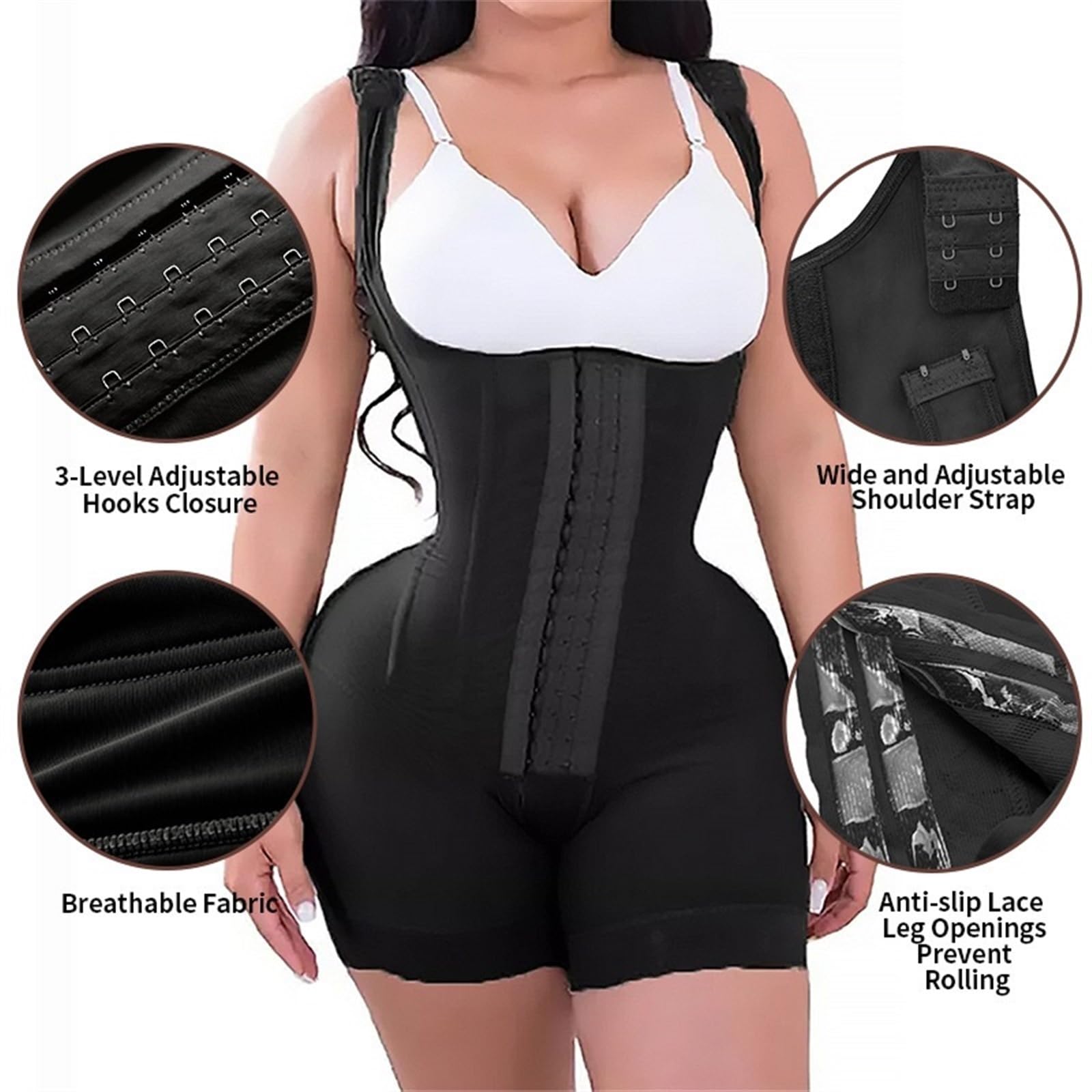 KIRYU BBL Stage 2 Fajas colombiani Body per donne controllo della pancia post chirurgia Body Shaper Butt Lifter Full Body Shapewear
