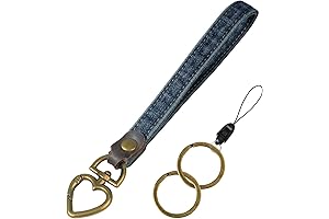 Fishent Denim Wristlet Keychain: The Must-Have Cute Car Key Chain