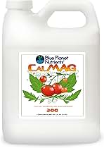 CalMag + Iron Plant Supplement (32 oz) Quart | Concentrated Calcium Magnesium Iron for All Plants & Gardens | Makes Up to 315 Gallons | Prevents & Corrects Blossom End Rot | Blue Planet Nutrients