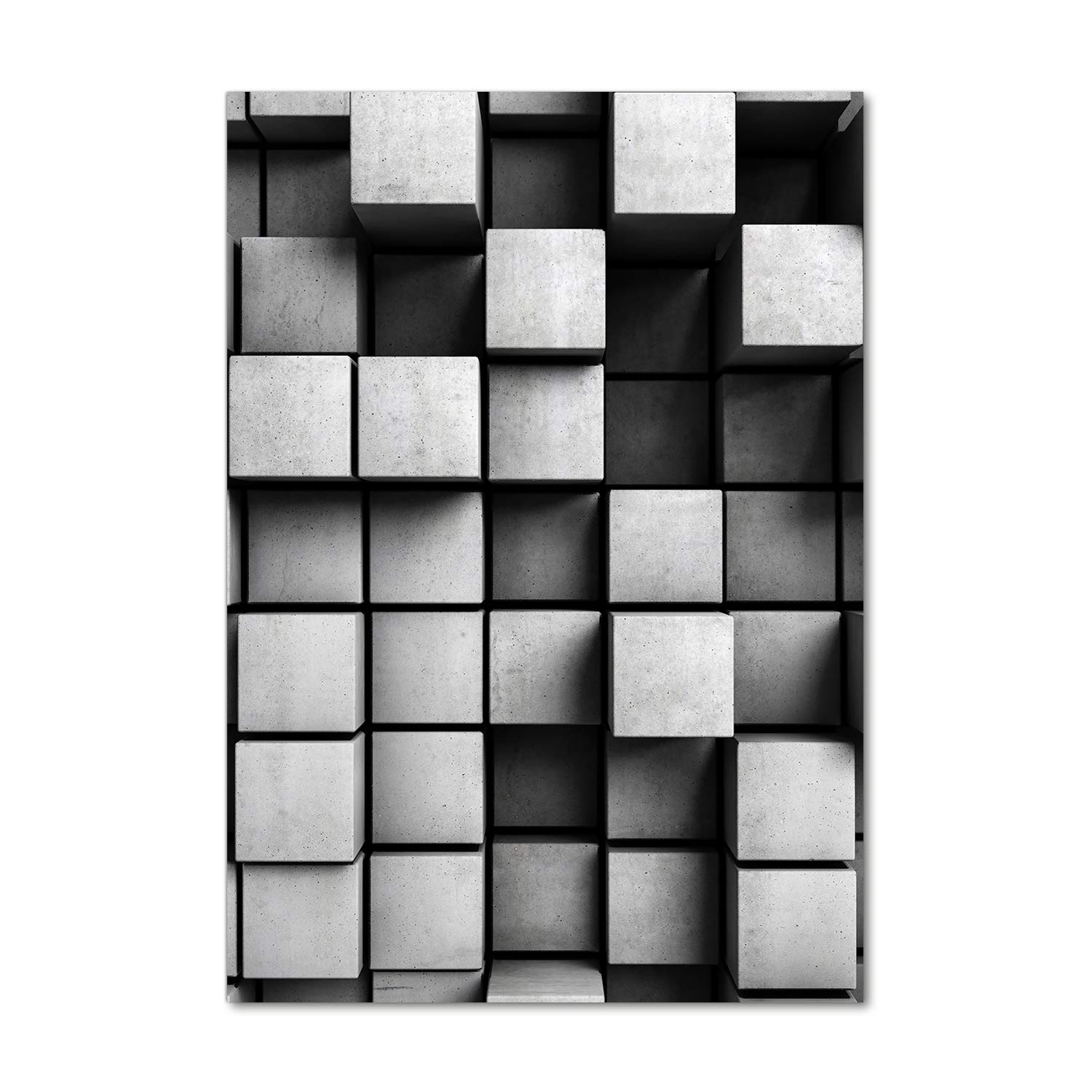 Impression sur Verre Acrylique 70x100 Tulup | Déco Mural Image sur Plexiglas Gris
