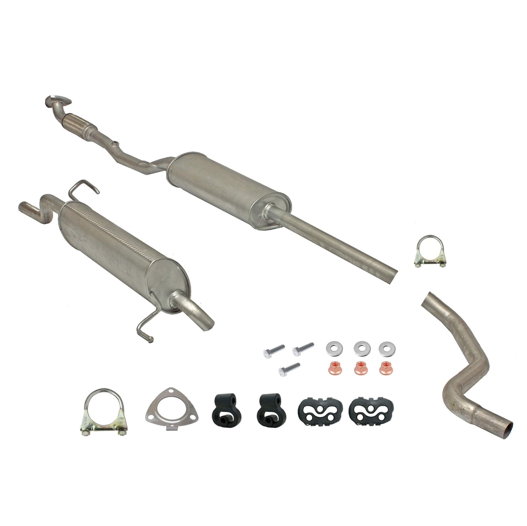 Ferroz Export Ersatz für Auspuff Opel Corsa D 1.0 2006-2010 Schalldämpfer Komplette Auspuffanlage