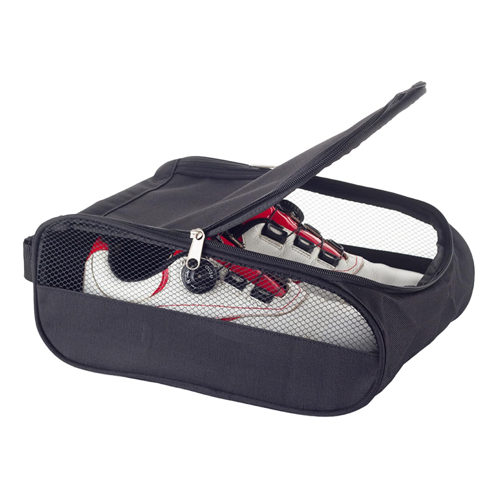 Bolsa para zapatos de golf, organizador de zapatos de viaje, bolsa compacta para zapatos | Bolsa duradera para zapatos con cremallera para hombres y mujeres, accesorios de golf, bolsa para zapatos