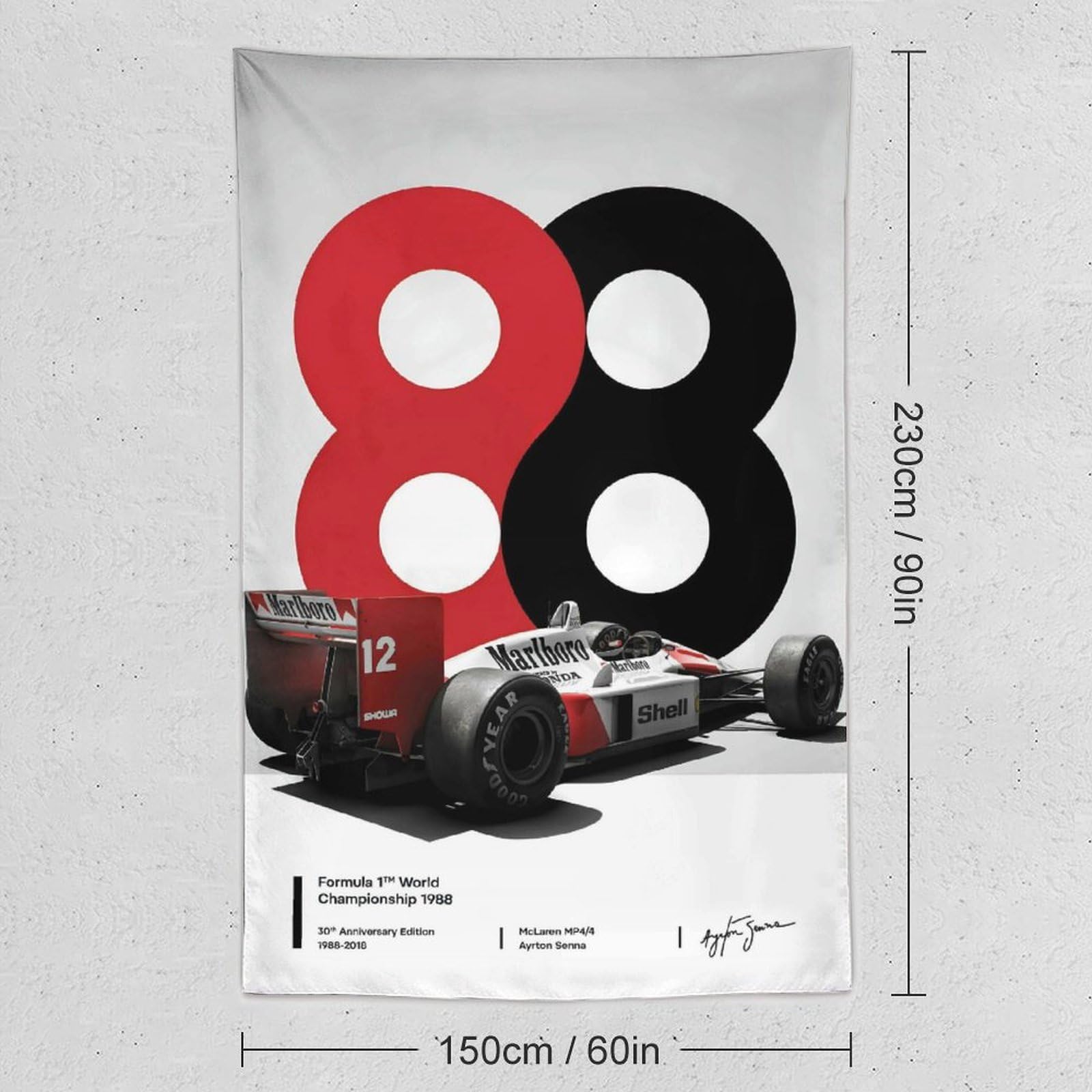 Amazon.co.jp: アイルトンセナF1フォーミュラ世界チャンピオン