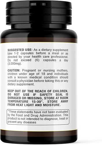 Miniatura 3 de Cápsulas de suplemento de hongos de cola de pavo - Cola de pavo orgánica - Hecho en Estados Unidos - Extracto de cuerpos fructíferos - 1000 mg, 50%