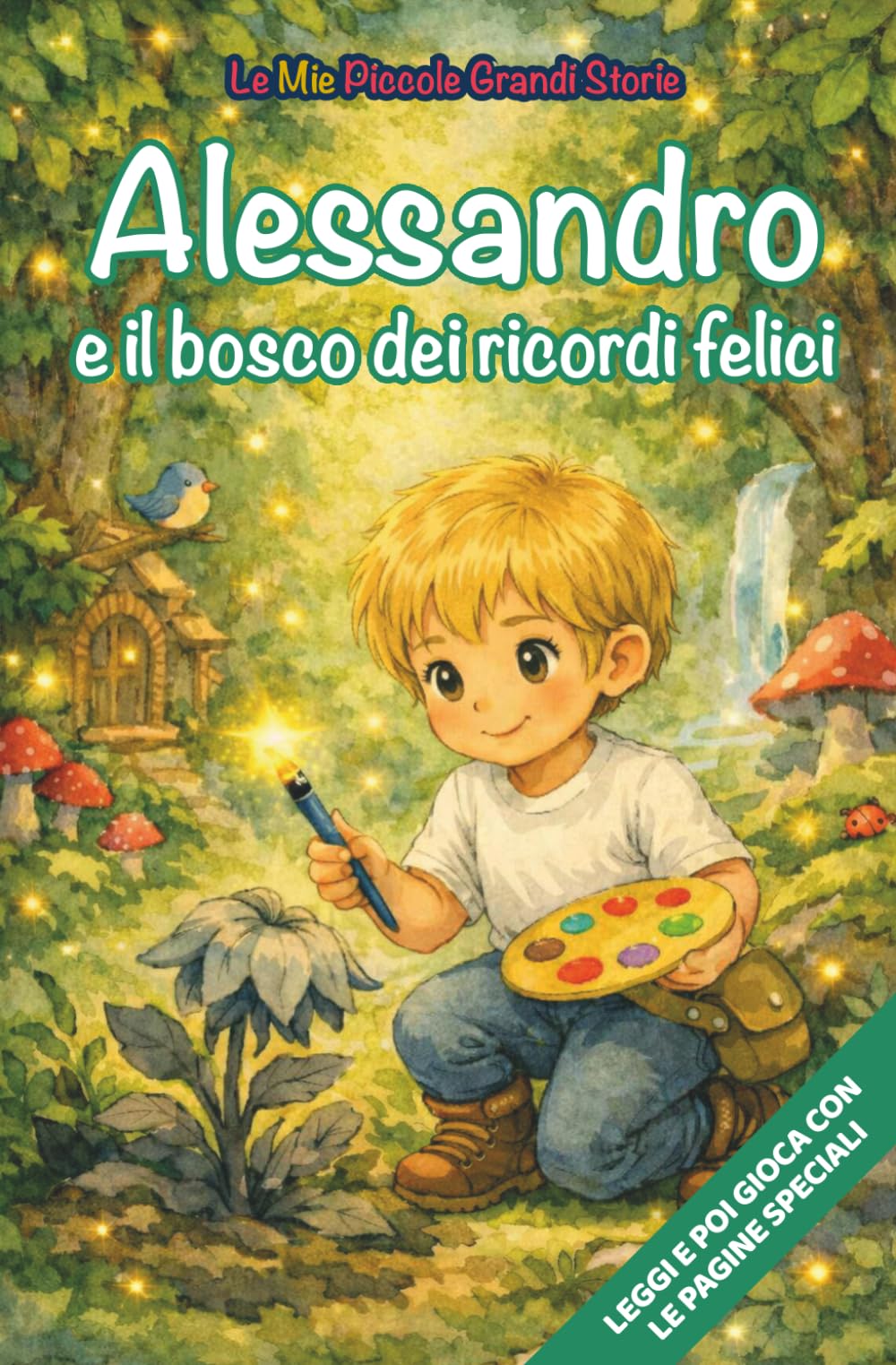 Alessandro e il bosco dei ricordi felici: Libro illustrato per bambini 3-6 anni, personalizzabile, con alla fine del racconto giochi e attività da ... le figure (Le Mie Piccole Grandi Storie)
