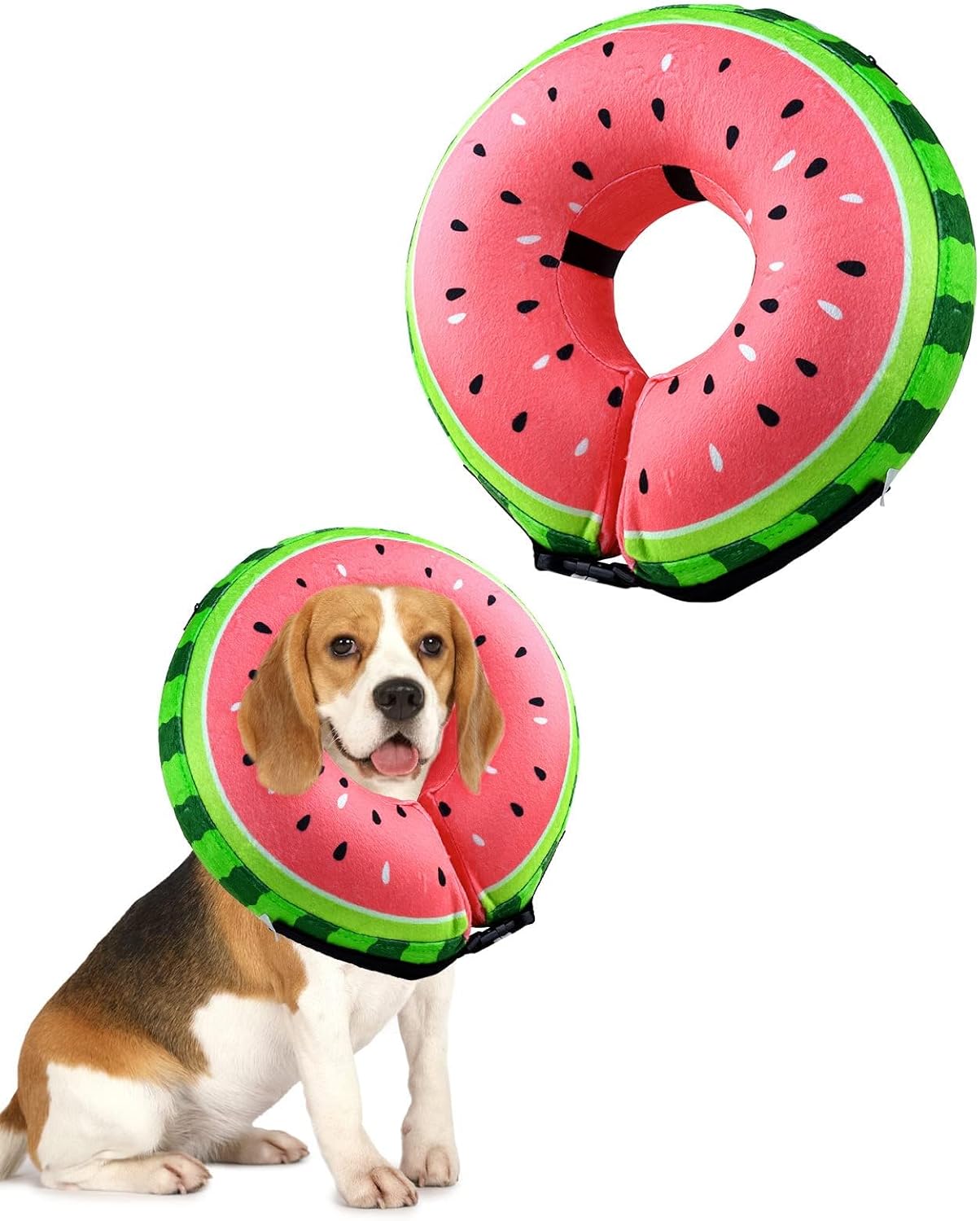 Dog Cone Collar, FWLWTWSS Inflatable Dog Collar Buster Collars for Dogs