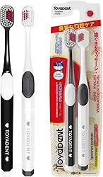 TOYADENT Escova de Dente Casal 2 Unidades, Cerdas Ultra Macias, Sensitive, Uso Diário, Cerdas Alemãs Pedex Premium