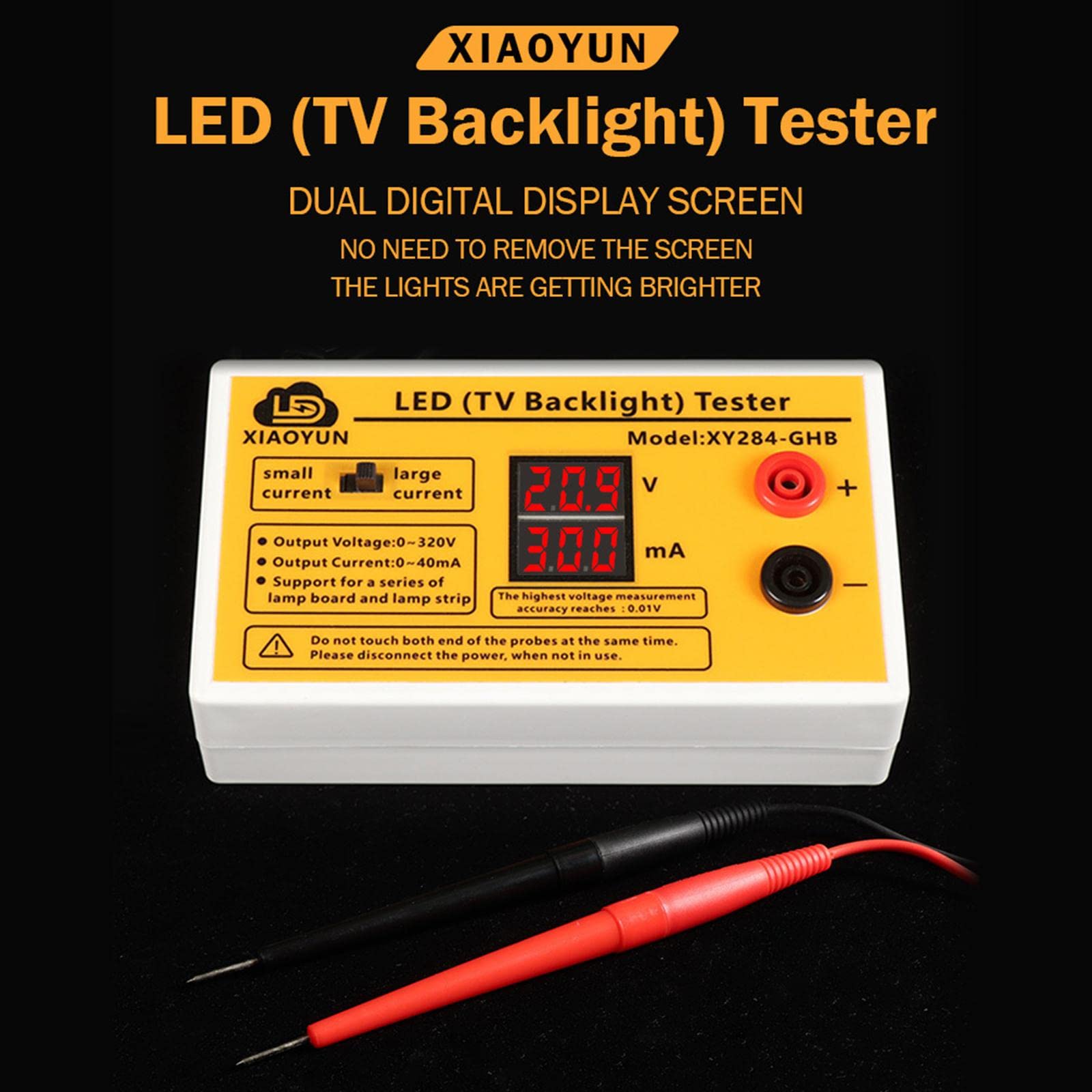 Colcolo Tester di retroilluminazione per TV LED con display digitale, strumento di prova compatto, portatile e robusto