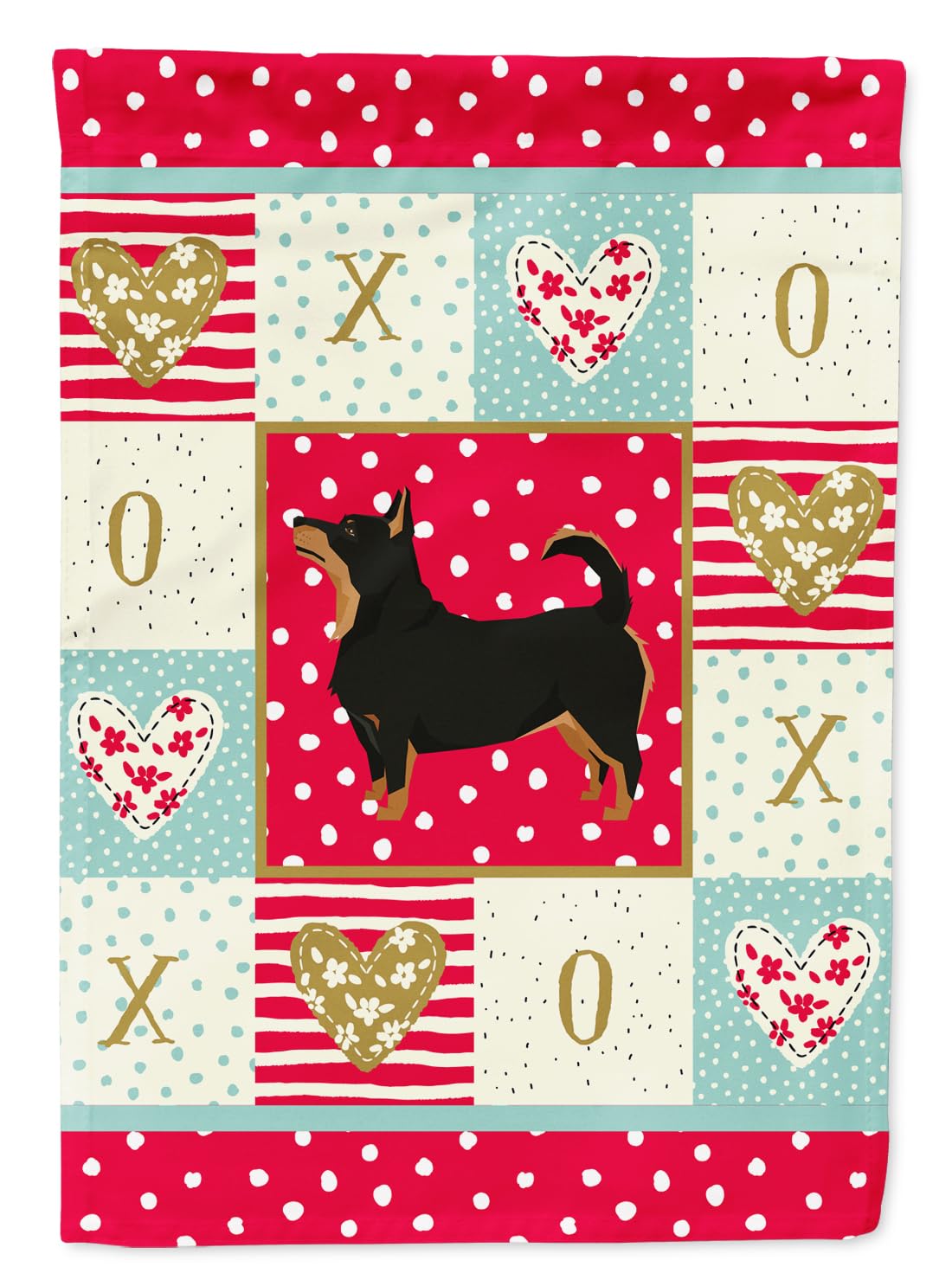 Lancashire Terrier Love Flag grand pavillon décoratif durable Caroline's Treasures