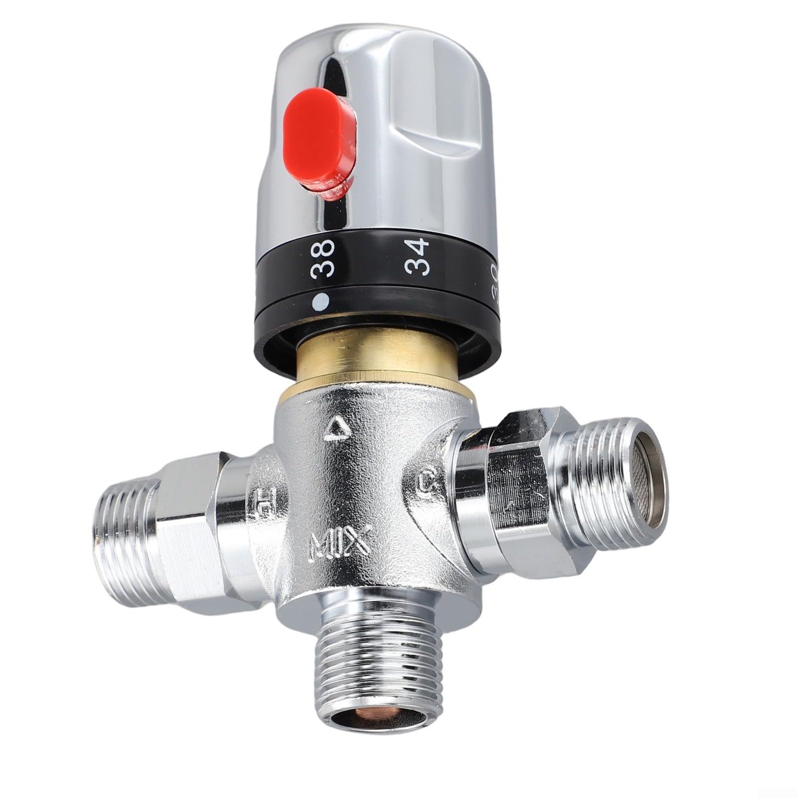 Mitigeur thermostatique douche laiton robinet contrôle température 38