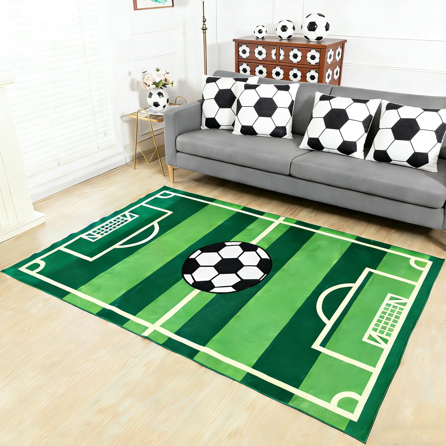 Soccer rug