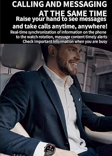 Miniatura 4 de Reloj inteligente + auriculares, rastreador de actividad física con recepción de llamadas/marcación, pantalla táctil de 1.53 pulgadas, reloj