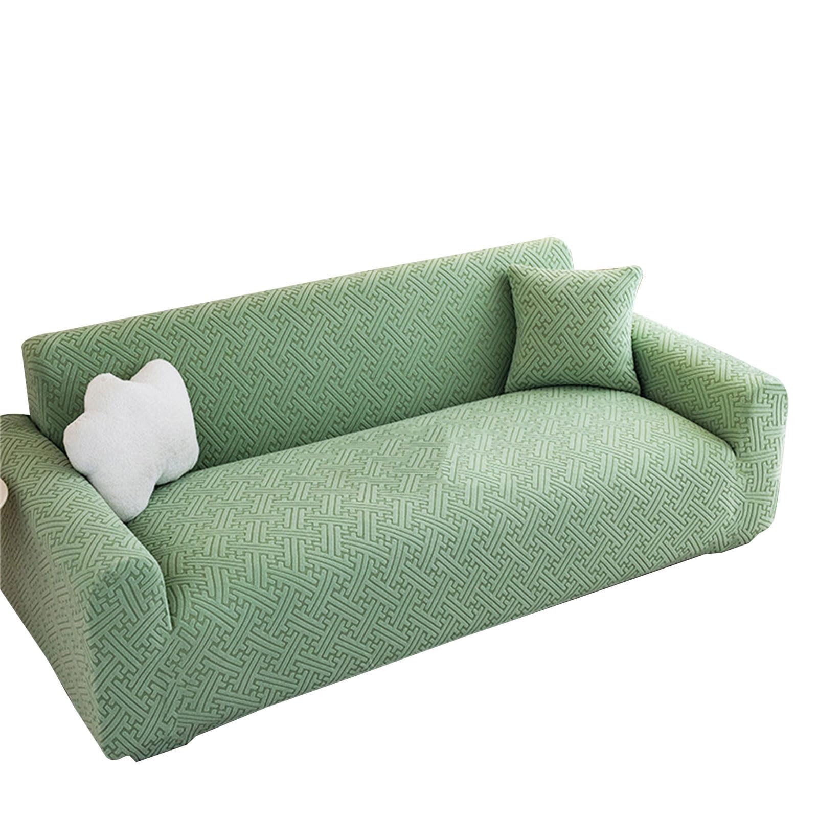 Mllepjdh Velvets Double Seats Sofa Covers with Armrest Armchair Slipcover for Living Area and Easy Cleaning Furniture Protectors