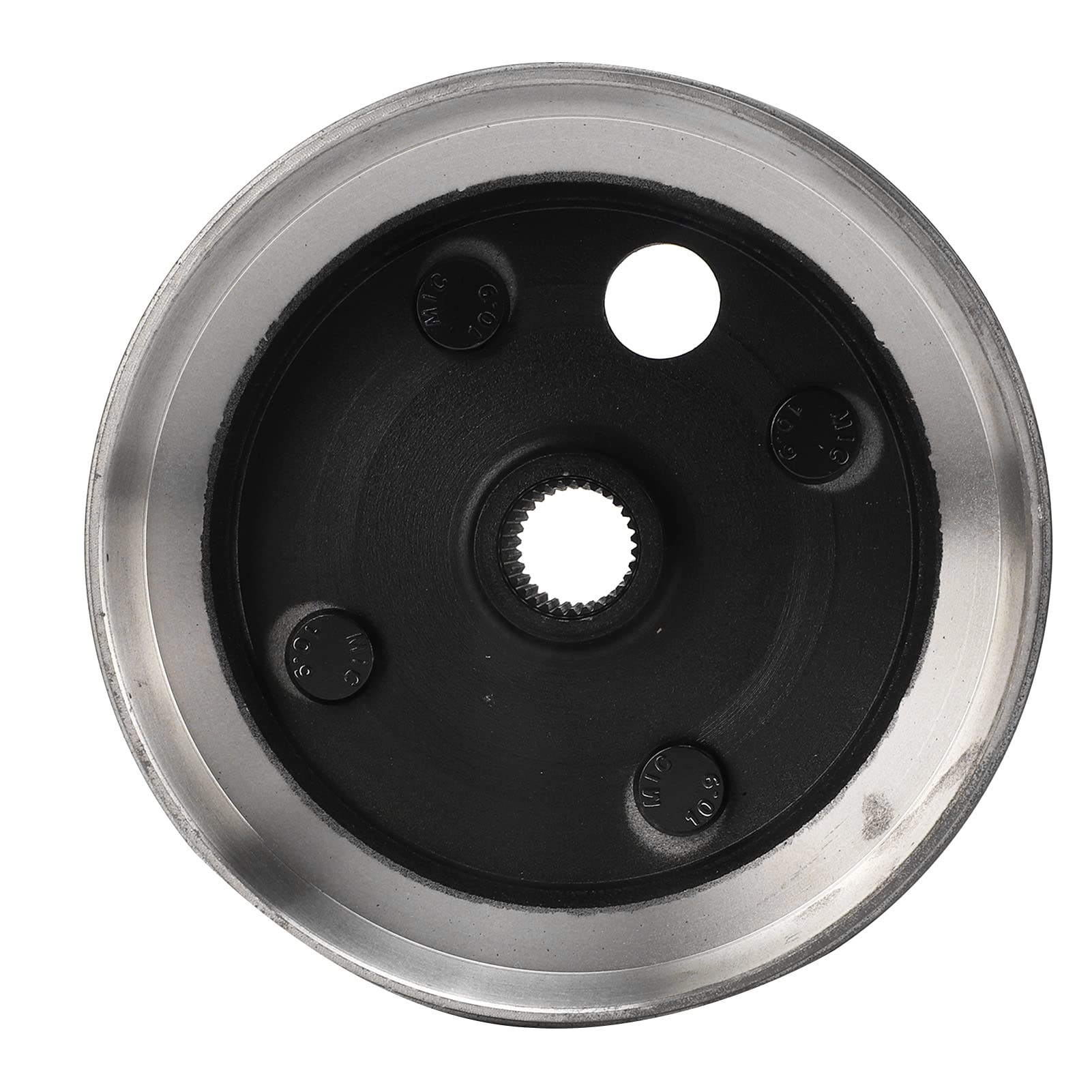 Conjunto de cubo y tambor de freno SustVita EZGO TXT para sistemas de frenos de carro eléctrico de 1982 y posteriores más carros de gasolina de 2 ciclos de 1982 a 1993, reemplaza