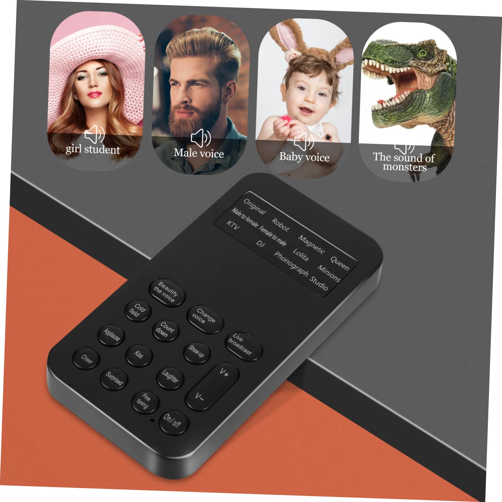 Mikinona 2pezzi Mini Scheda Audio Portatile Con Effetti Sonori Cambia Voce Per Giochi e Chat Compatibile Con Smartphone e Computer Facile Da Trasportare Software Necessario