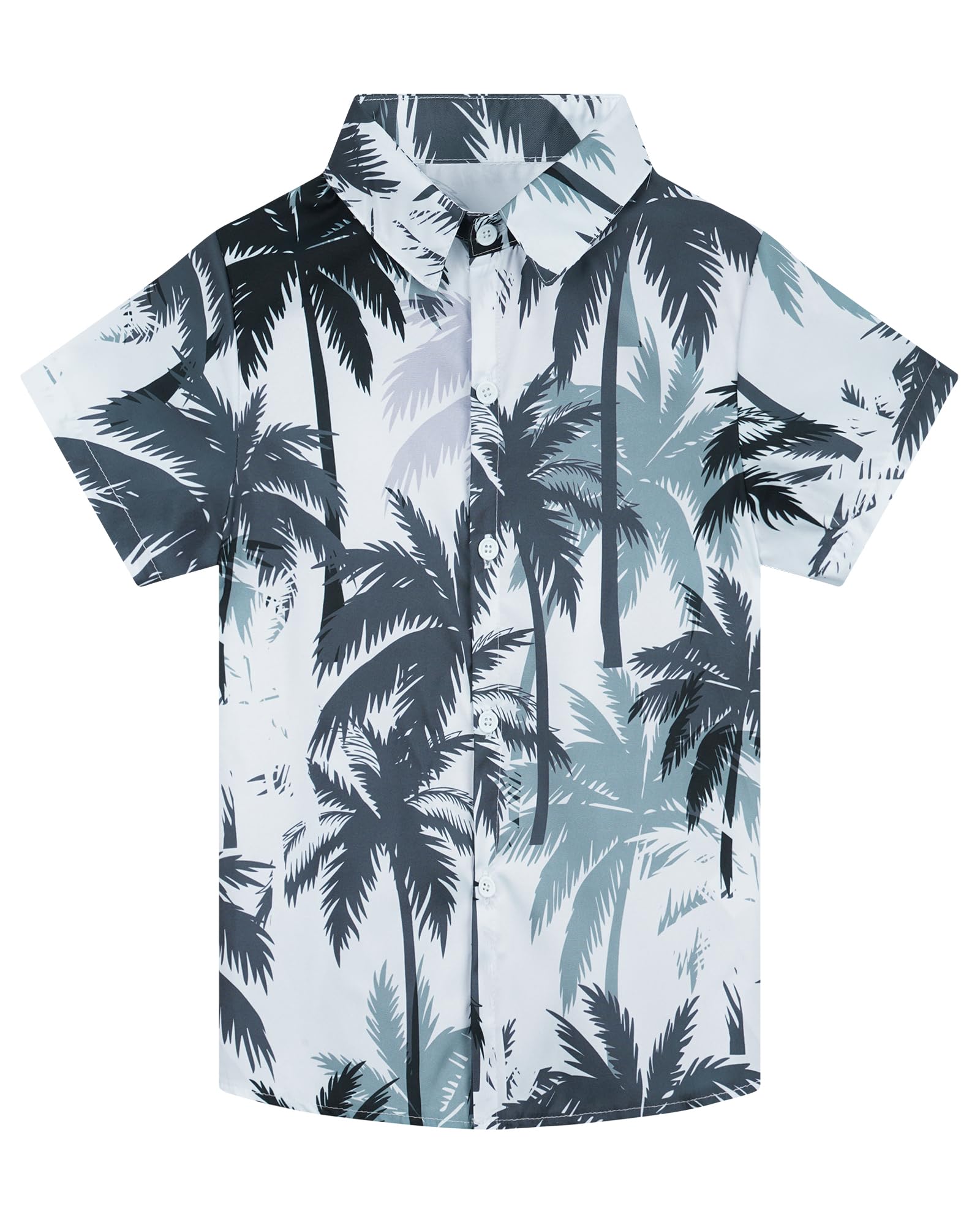 SEAOYOZO Boy's Hawaiian Shirt Short Sleeve Casual Button Down Beach Aloha Shirt Kids Summer Luau Hawaii Shirts 5–14 Years