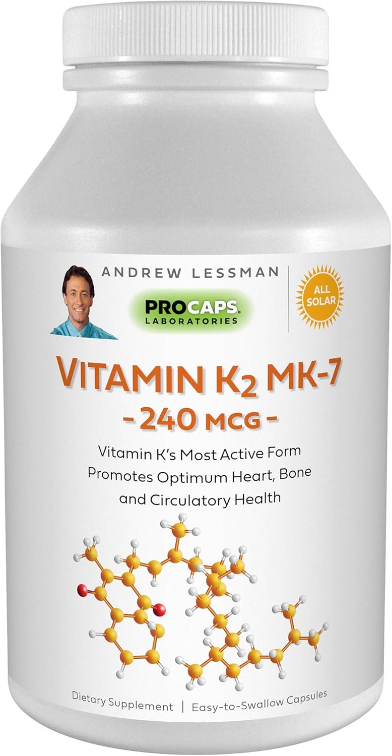 ANDREW LESSMAN Vitamin K2 MK7 240 mcg 180 Softgels