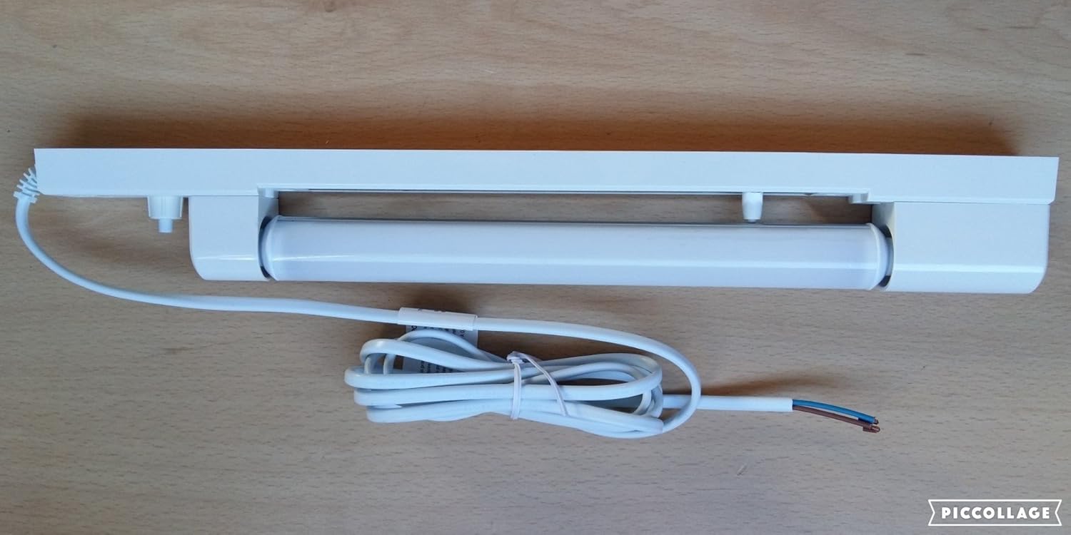 221mm Striplight Under Shelf Light Fitting with 3w LED Bulb