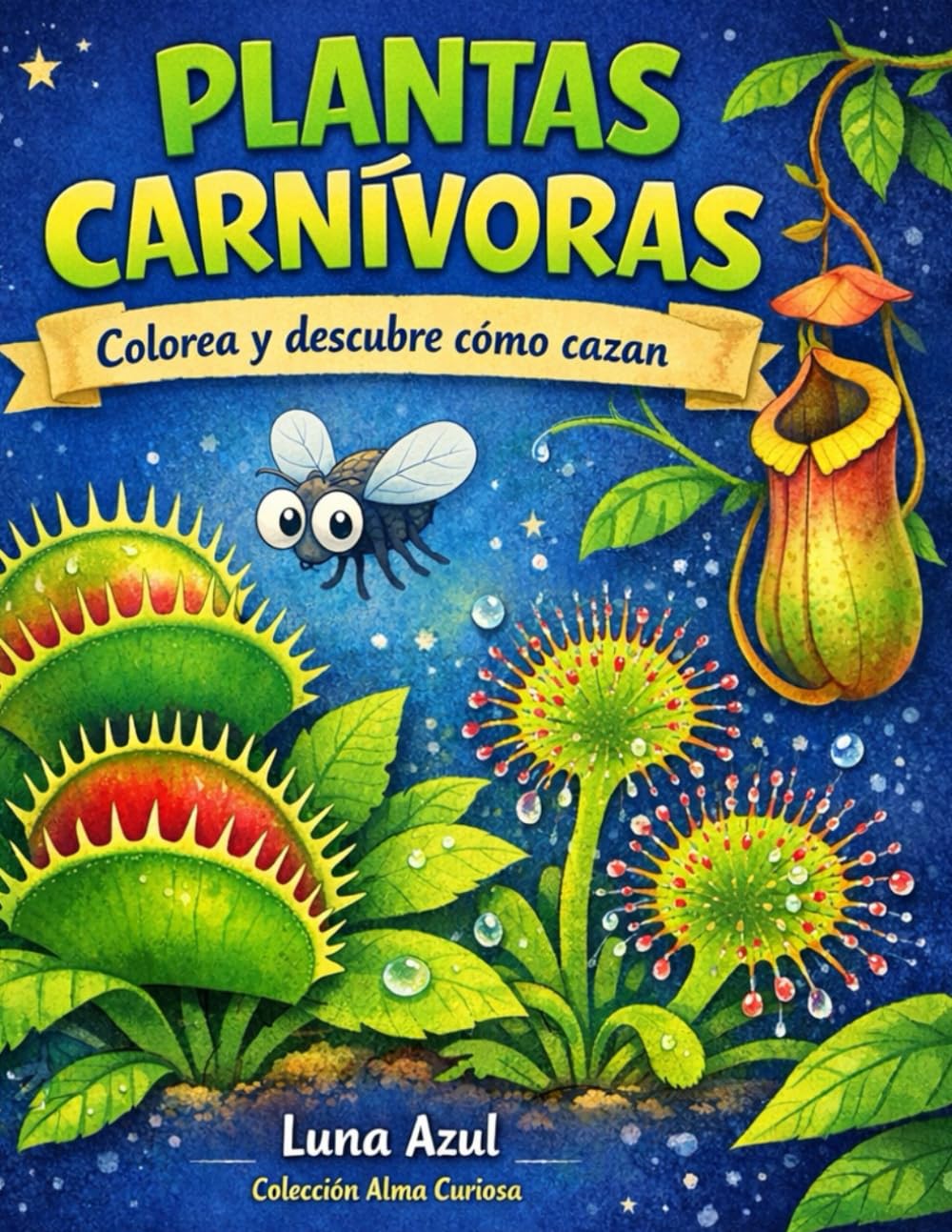 Plantas carnívoras: Colorea y descubre como cazan