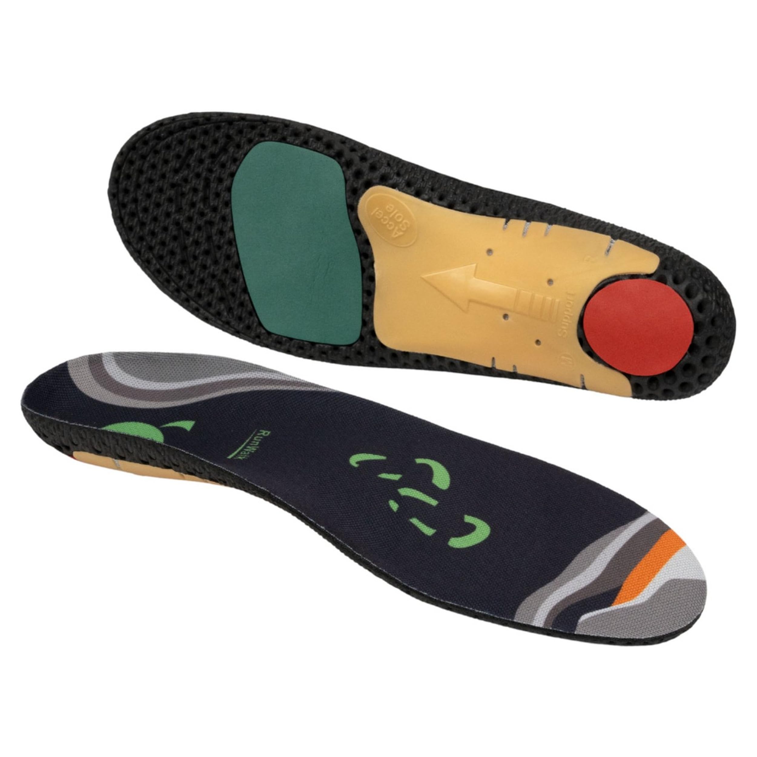 aSole RunWalk Einlegesohlen für Laufschuhe und Wanderschuhe