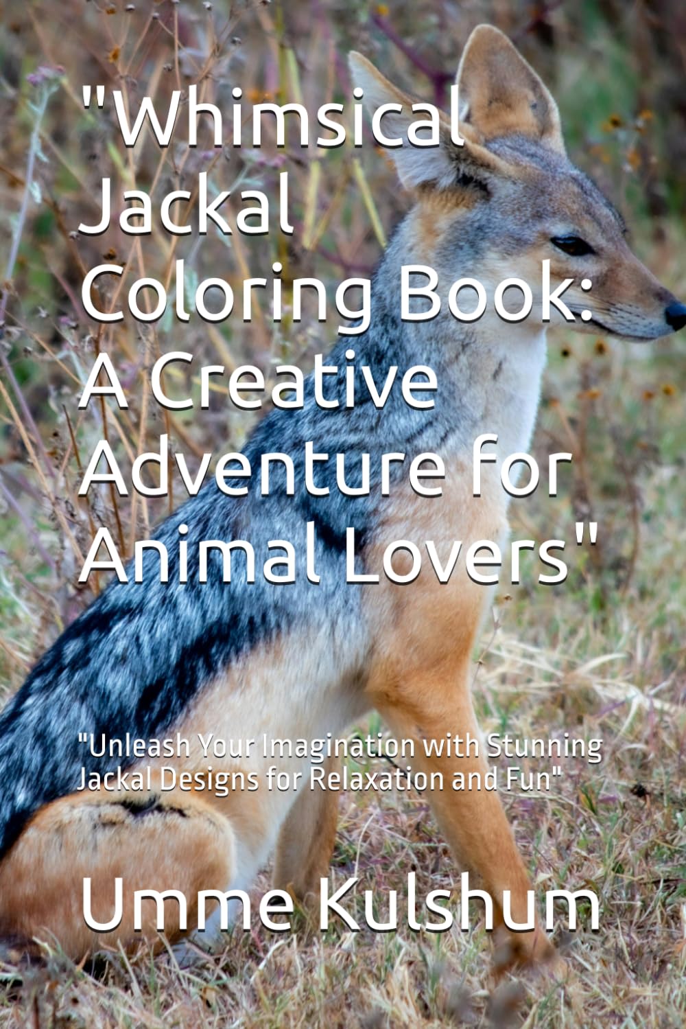 Livre de coloriage pour stimuler l'imagination avec des dessins de chacals