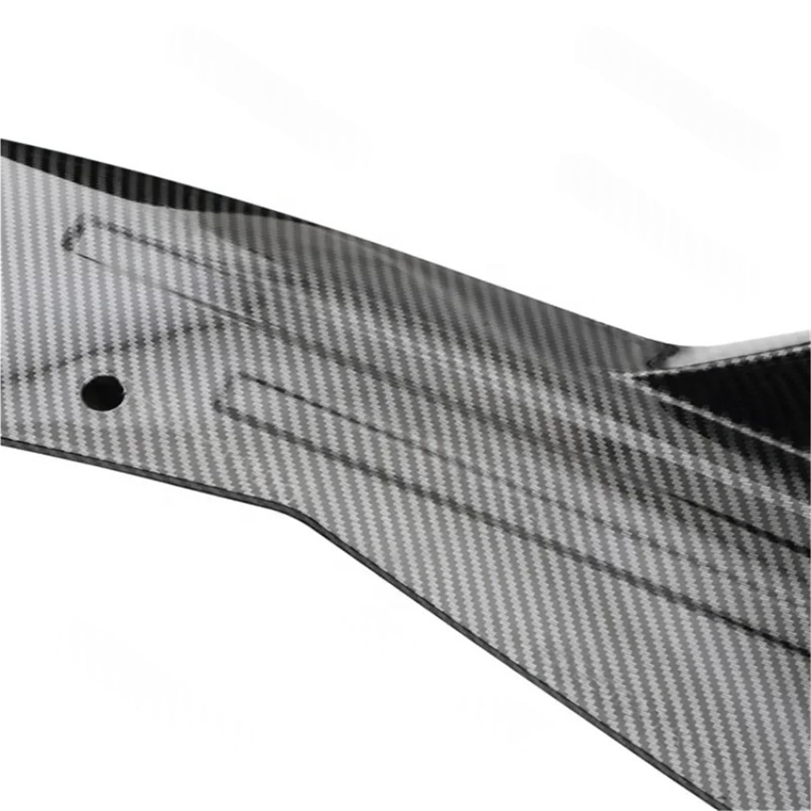 Spoiler tylnego zderzaka usta kompatybilny z i-nfiniti Q50 Q60 Splitter dyfuzor zabezpieczenie przed zarysowaniem wykończenia boczna dokładka rozszerzenie Body Kit(Carbon Fiber)