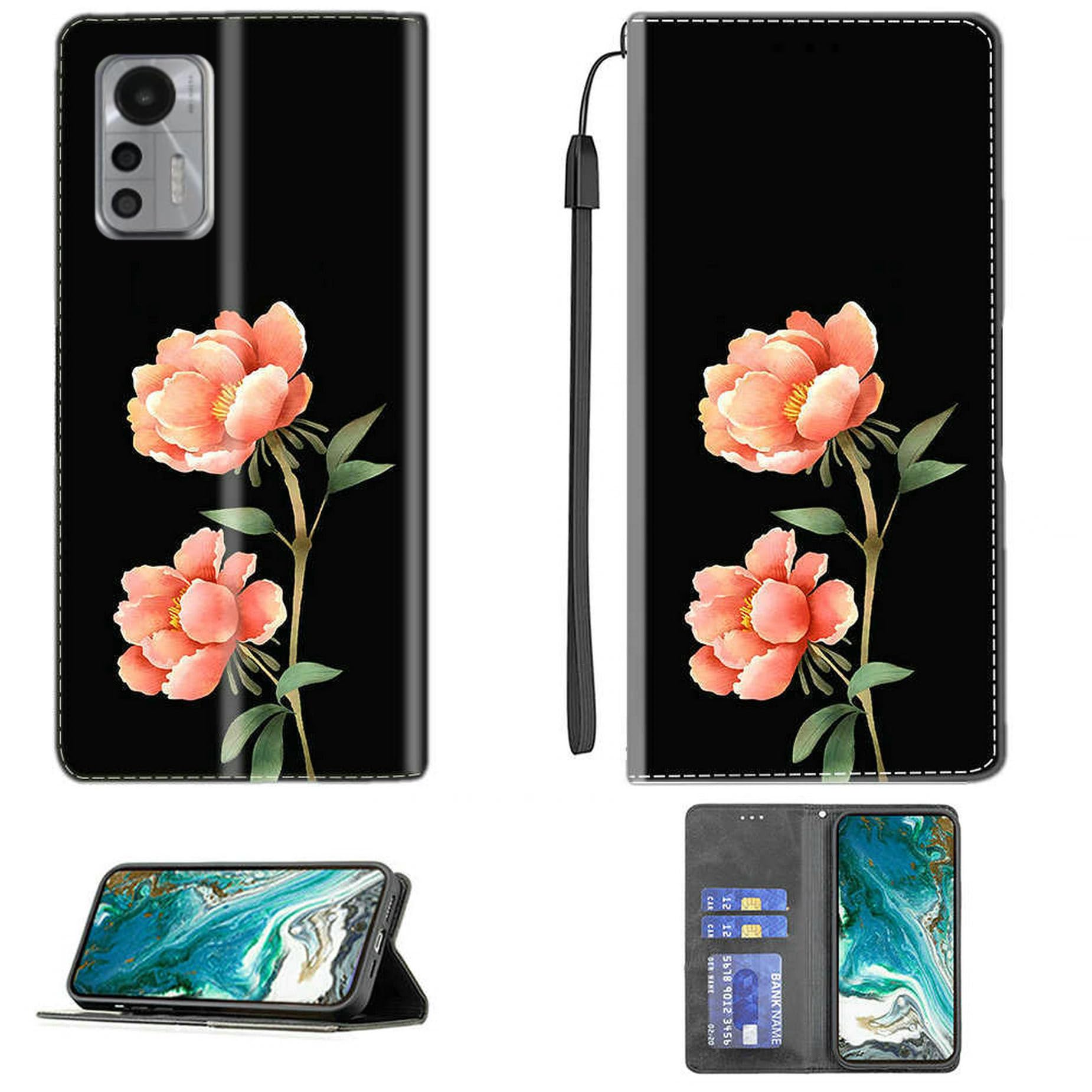 Xmobile X63 Pro Case Compatible with Xmobile X63 Pro Phone Case Cover PU Leather Kickstand Magnetic Wallet Case CPT39