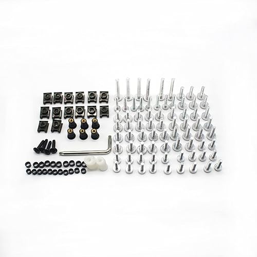 Miniatura 4 de Kit de pernos universales de carenado 195 piezas M5 M6 para parabrisas de motocicleta, accesorios de sujeción de repuesto para Yamaha Honda Kawasaki