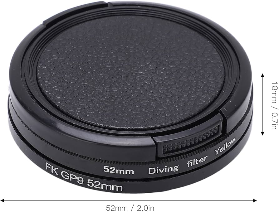 Amazon | イエローレンズフィルター、HERO9アクションカメラ用防汚疎水
