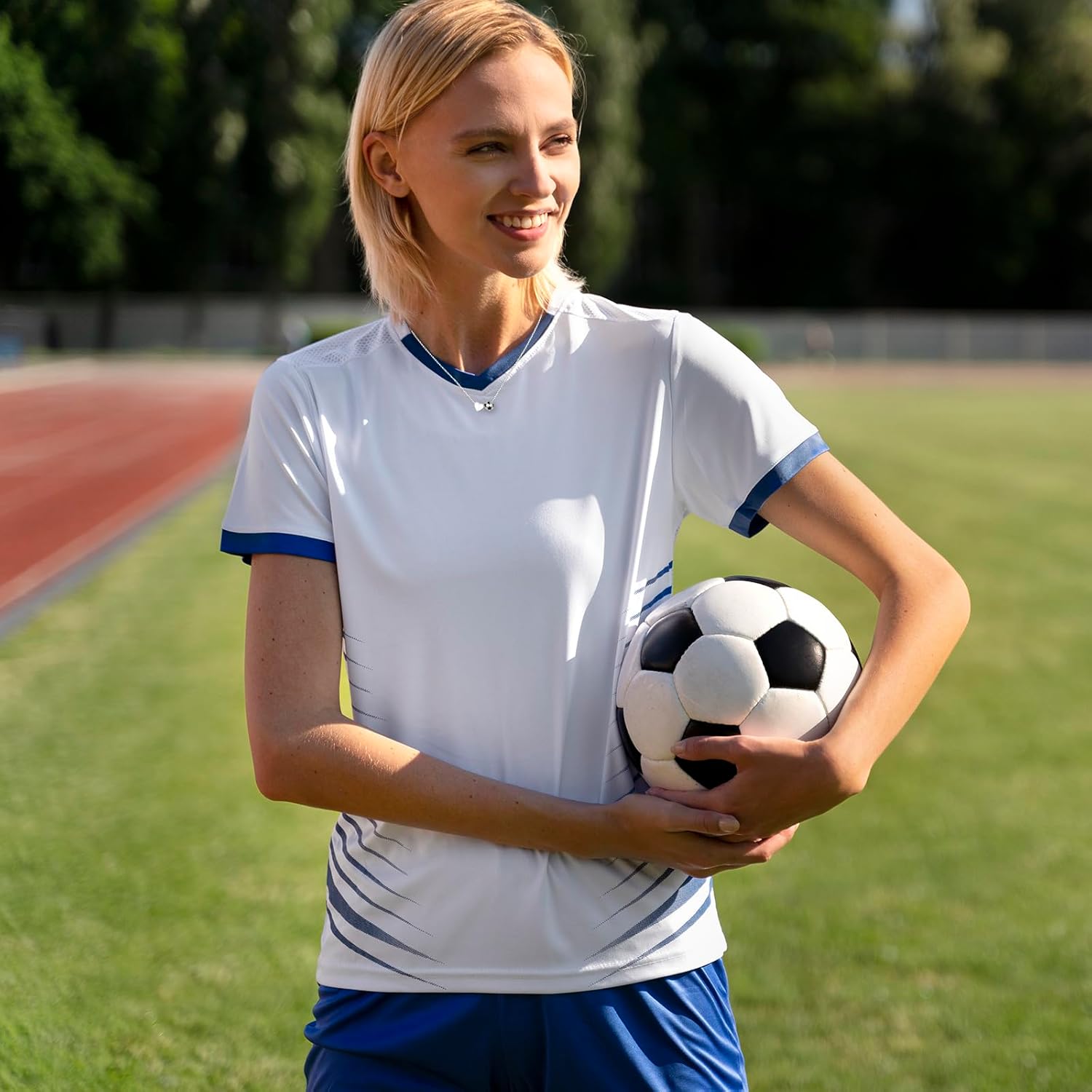 P. BLAKE Softball/Volleyball/Soccer/Basketball Necklace for Girls Women, Ball Heart Pendant Sports Accessories Valentines Birthday Jewelry Gifts for Teen Teenage Her Lovers - Image 4