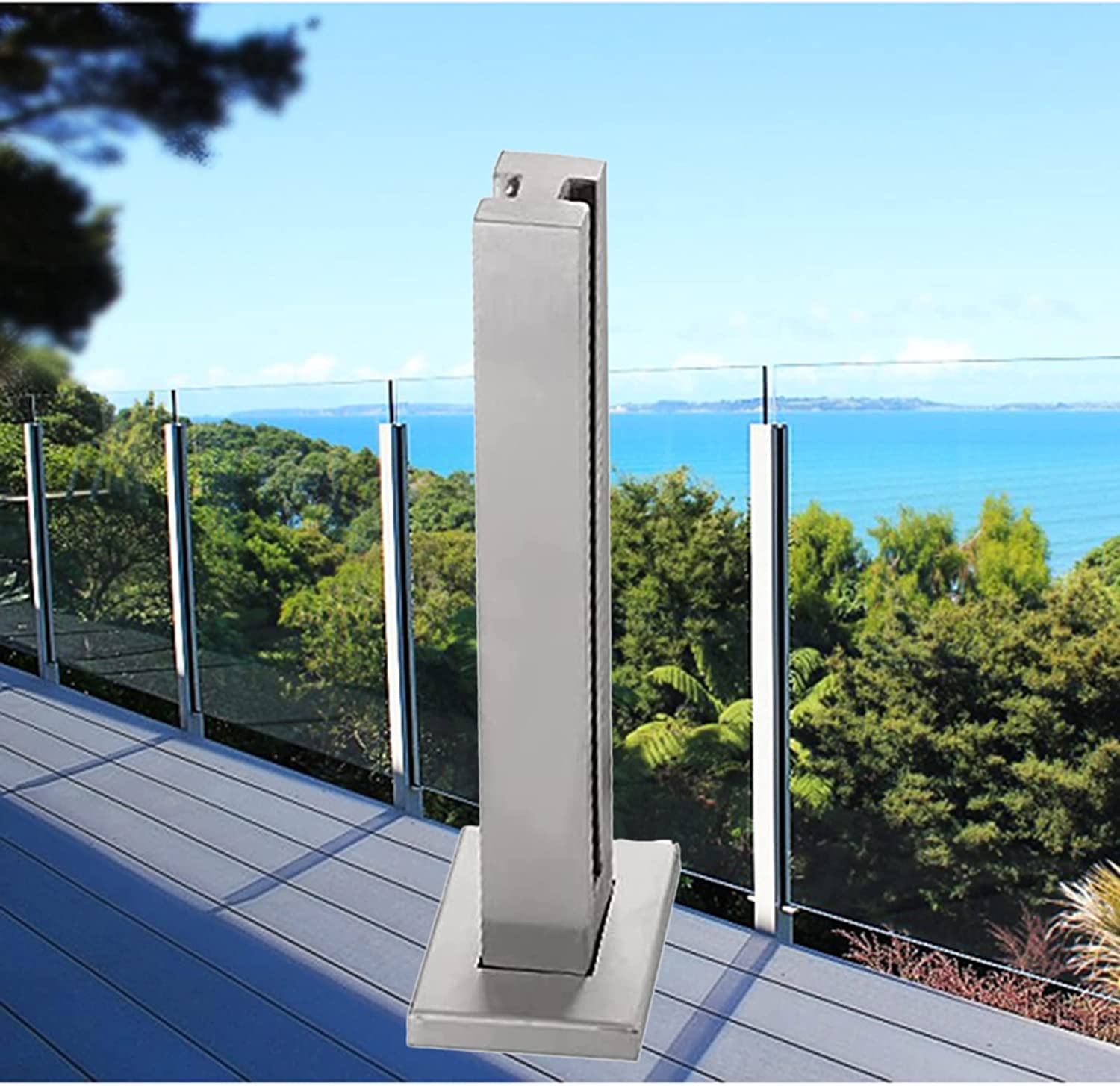 Poteaux de serrage pour clôture d'escalier de terrasse de jardin 85cm