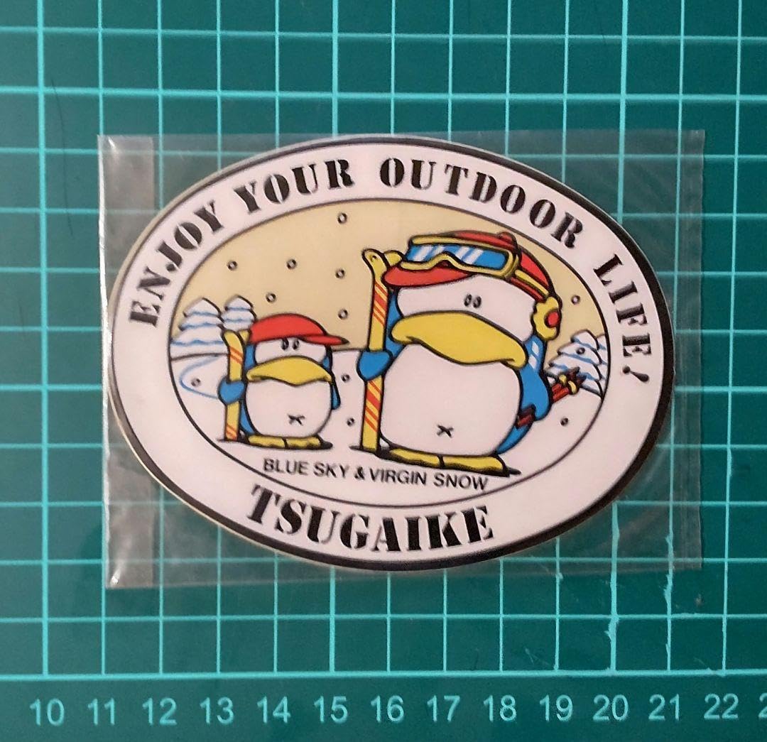 Amazon.co.jp: 当時もの スキー場のステッカー 栂池高原スキー場