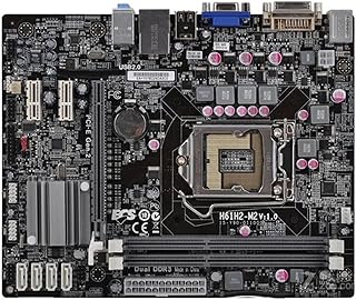 Desktop Motherboard 1155 DDR3 Fit for ECS H61H2-M2 Intel H61 Support Core I7/i5/i3 CPUs USB2.0 SATA2 PCI-E X16 Micro ATX