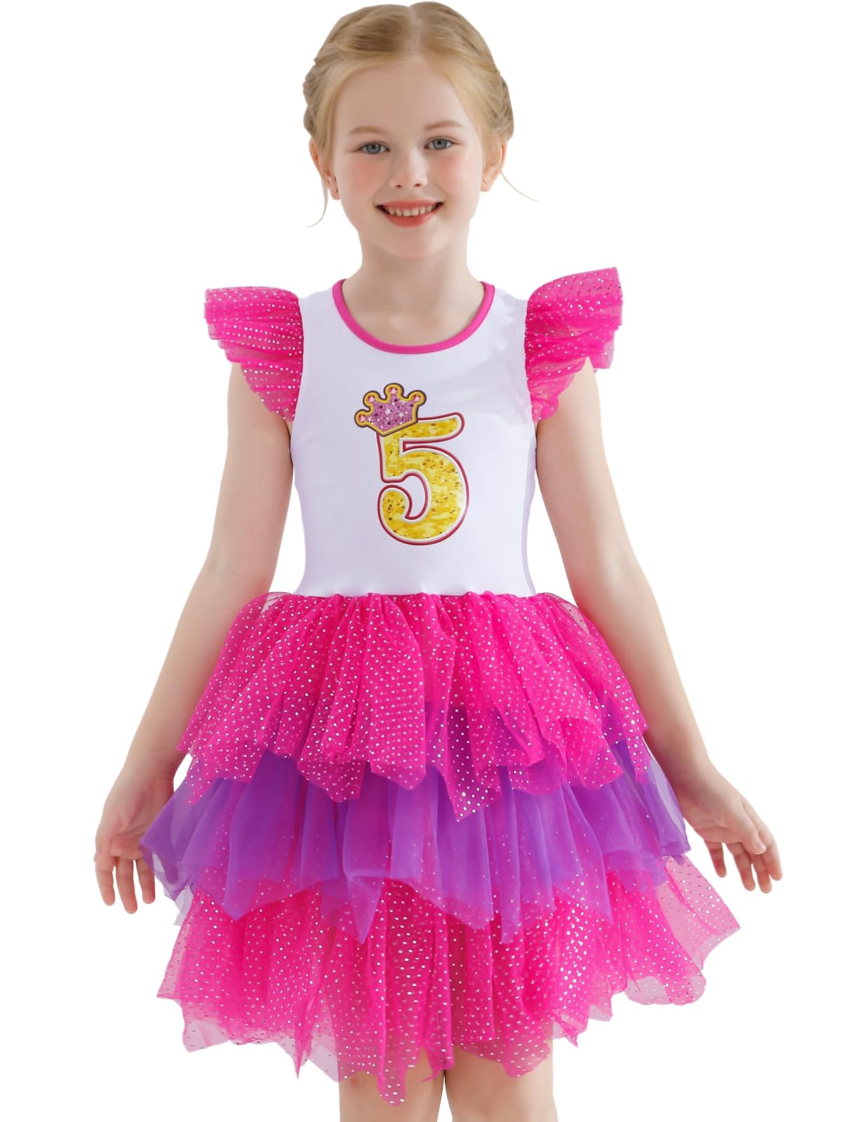 Spring/Autumn Unicorn Birthday Party Princess Girl Dresses Long Sleeve Girls Outfits