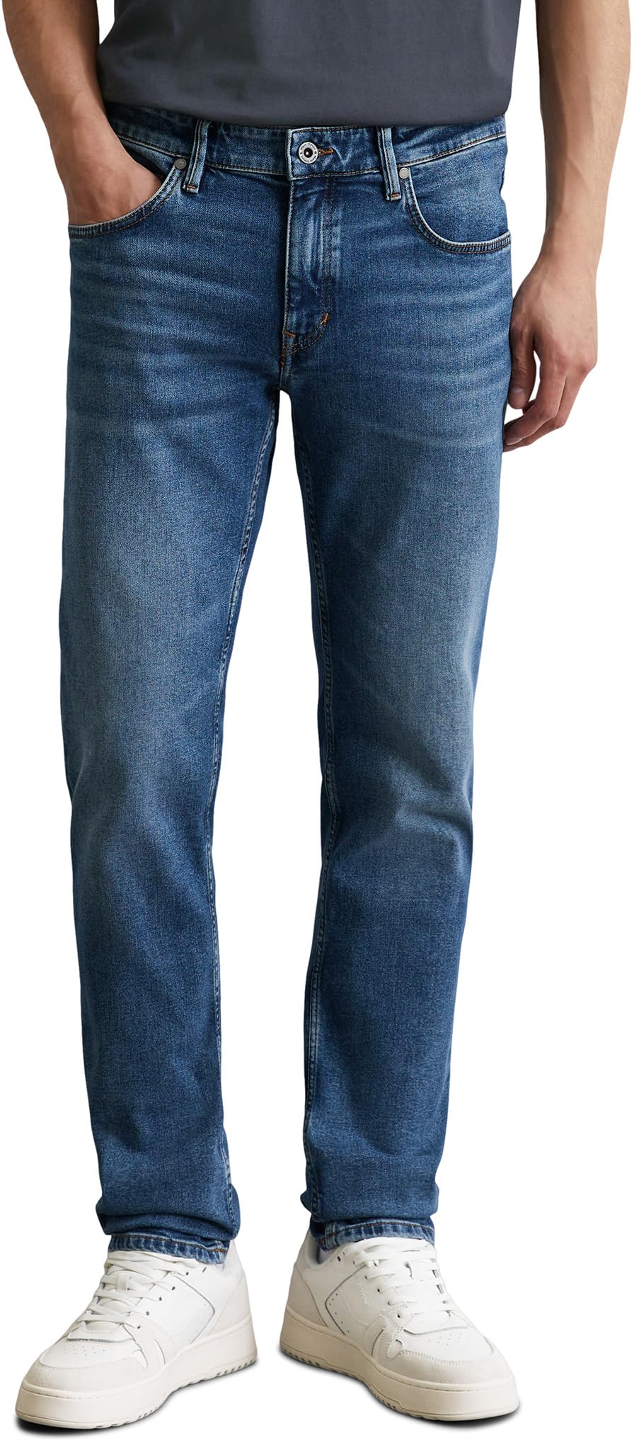 Marc O'Polo Herren Jeanshose mit Stretch-Anteil Shaped Fit