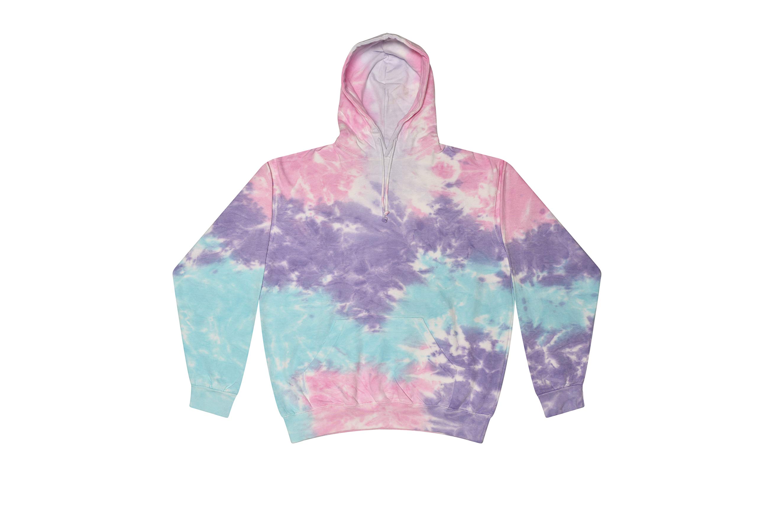 Colortone Felpa Unisex Batik 'Rainbow' | Felpa Uomo con Cappuccio Felpa Donna Batik S - 3XL con Motivi Diversi | Abbigliamento Flower Power Felpa Tie Dye Donna Uomo Cotone