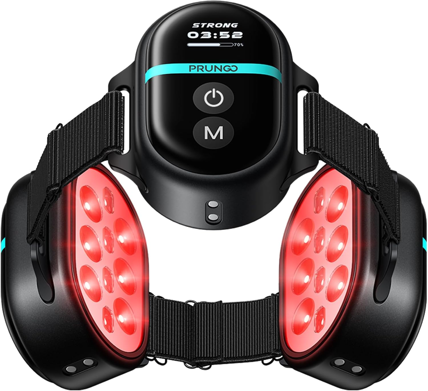 Red Light Therapy Module, RLT300, 650nm Red Light and 850nm Infrared Polarized Light Device to Relieves The Pain for Wrists, Ankles, Knees and Other Joints Black Three