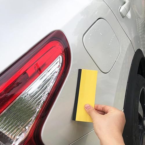 Miniatura 3 de Ehdis Escobilla de goma de 6 pulgadas para parabrisas de ventana de automóvil, película, calcomanías, calcomanías y herramienta aplicadora de