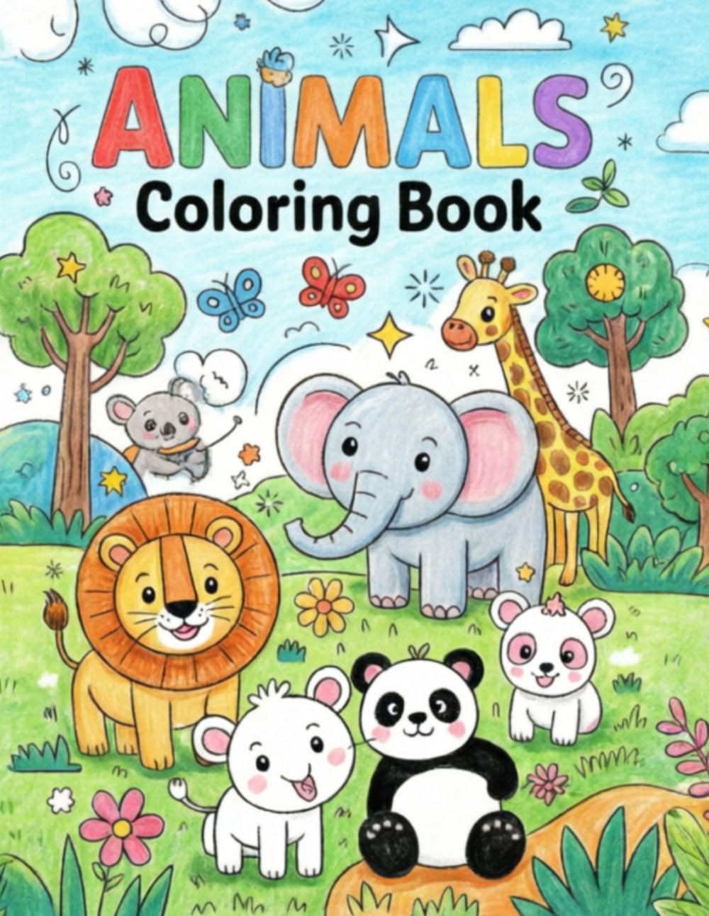 Animal Coloring Book: Color, Learn, and Explore the Animal World