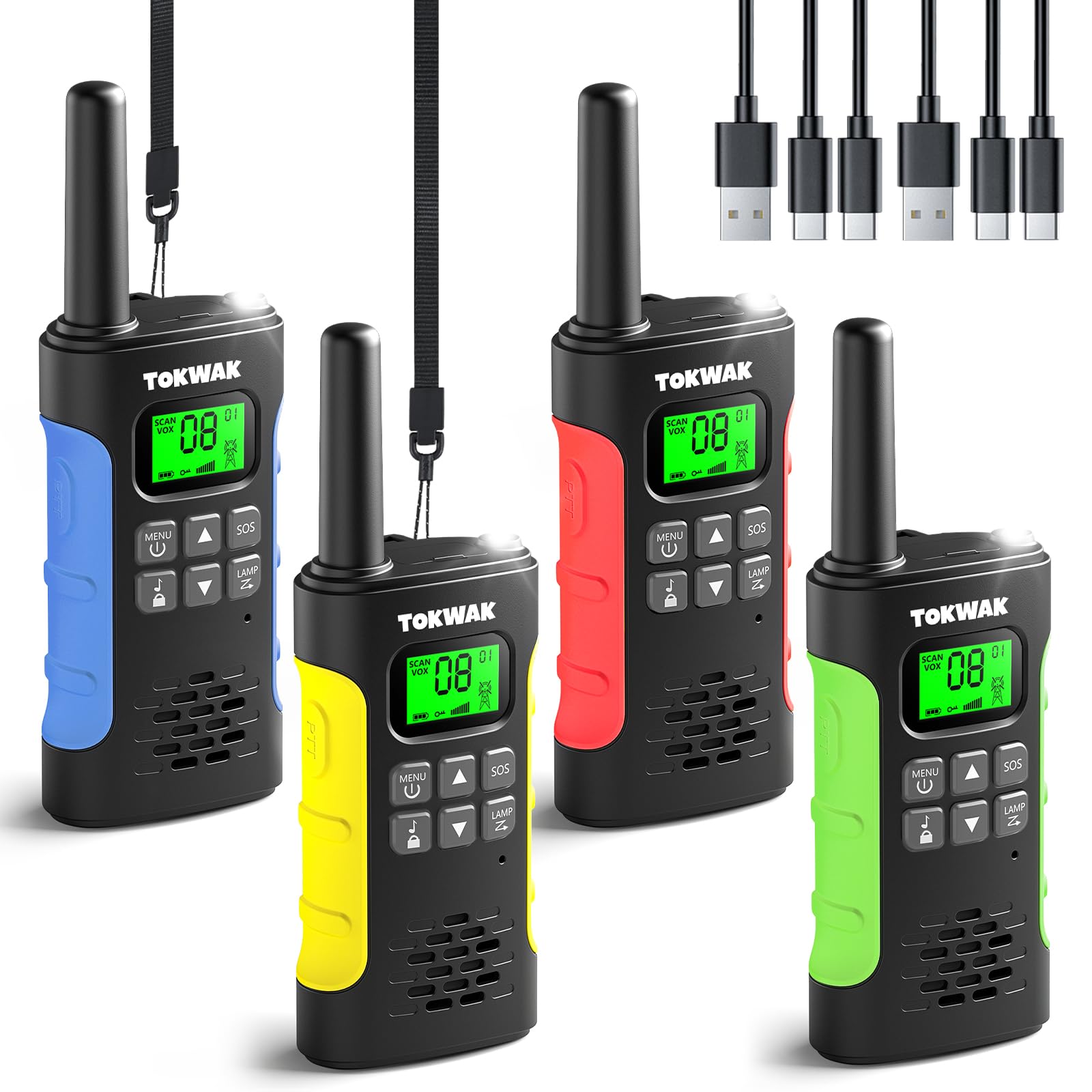talkie-walkie longue portée usb-c