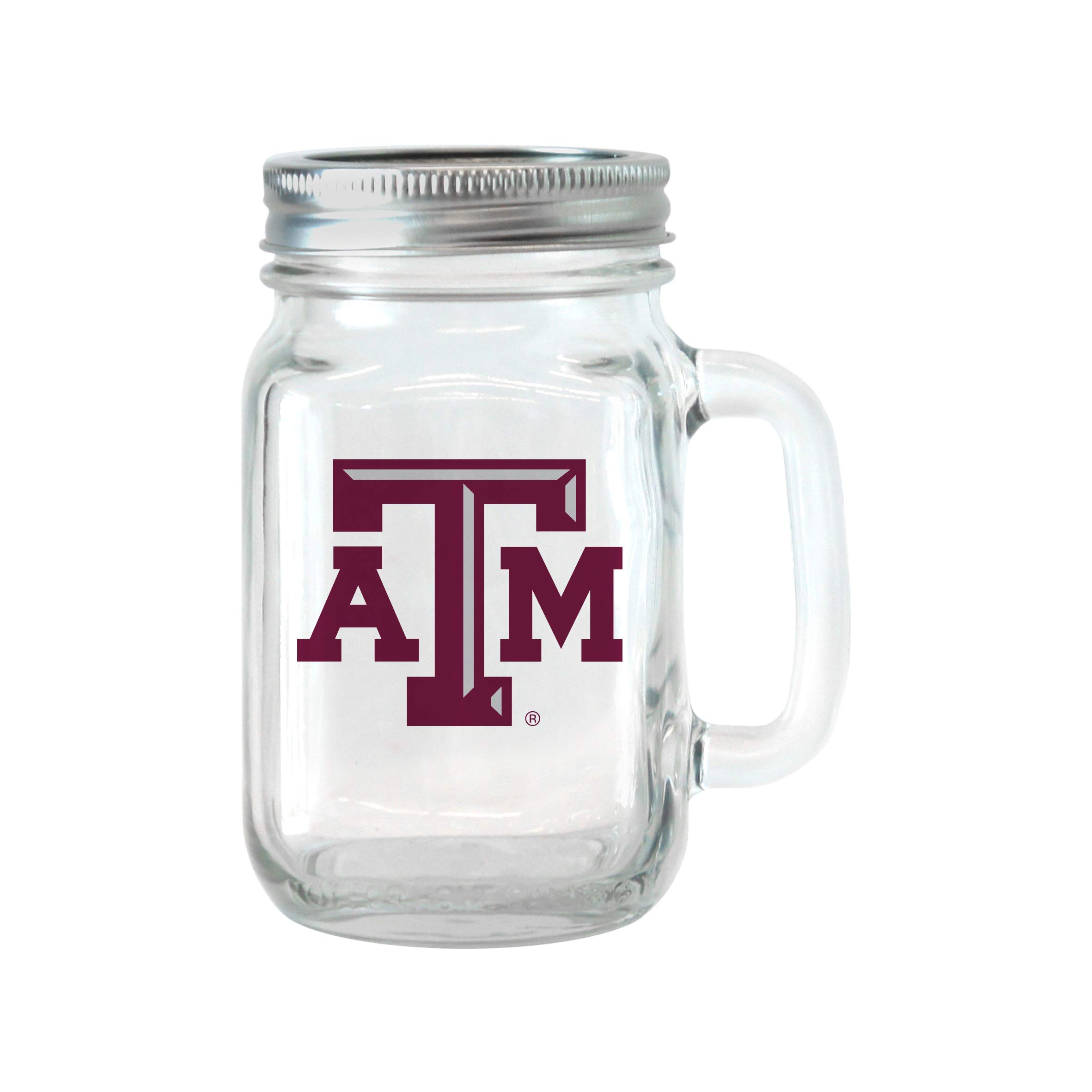 Boelter NCAA Texas A&M Aggies 16oz Mason Jar w/Handle