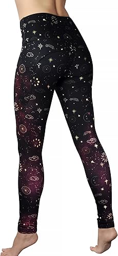 Miniatura 4 de Comfy Yoga Leggings de yoga estampados con bolsillos para mujer, pantalones de yoga de cintura alta, suaves y ligeros leggings de entrenamiento