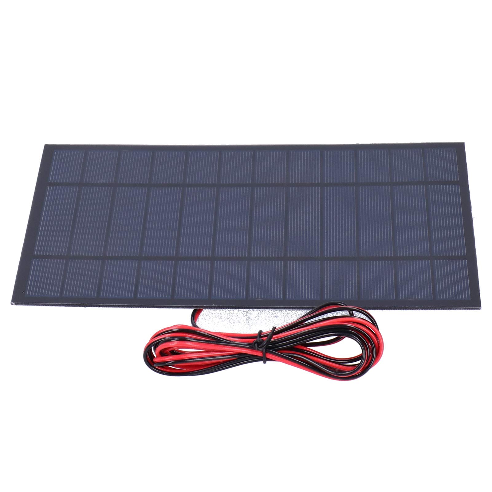 1 Piezas 6V 6W 170 x 230 mm,Micro Mini Células de Panel Solar, Mini Células Solares Polisilicio con 200cm Cable Negro Rojo para DIY Materiales de Juguete Eléctrico Células Fotovoltaicas Solares