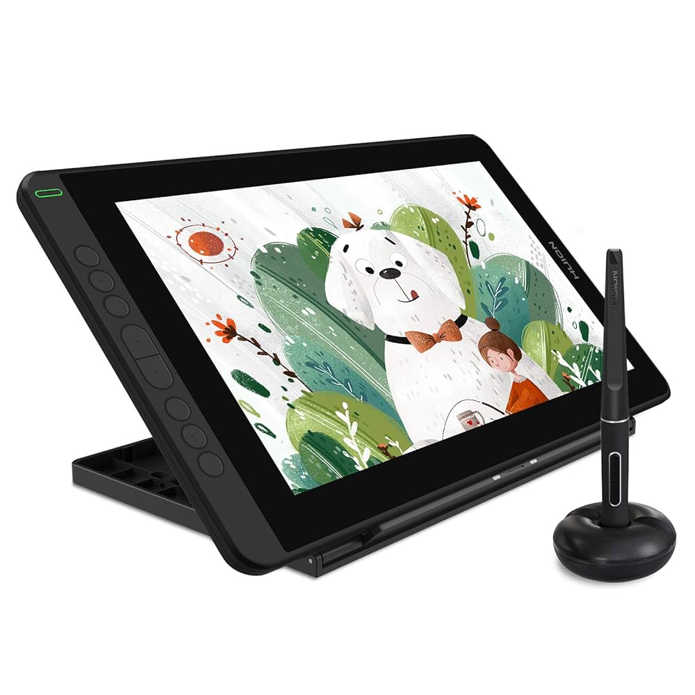 スマホアクセサリー HUION Graphic tablet Kamvas 12 black Amazon.com: HUION KAMVAS 12 Drawing Tablet with Screen, Full